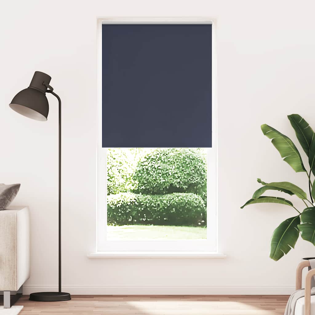 JUNG Vida Verdunkelungsrollo 84,4 x 230 cm, Stoffbreite 80 cm, Marineblau
