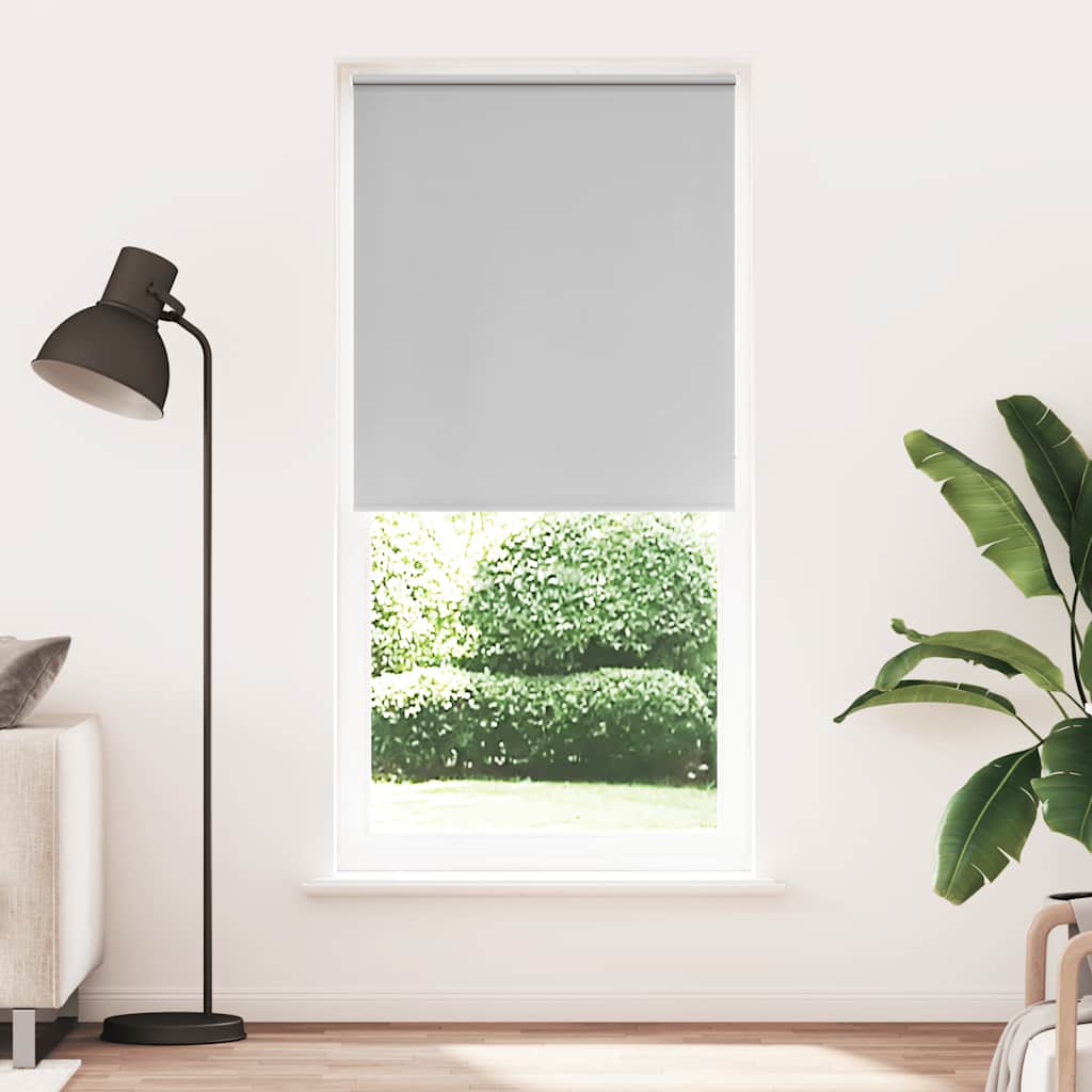 JUNG Vida Verdunkelungsrollo 124,4 x 230 cm, Stoffbreite 120 cm, grau