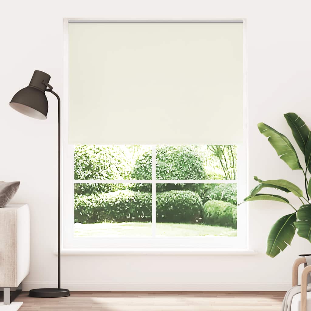 JUNG Vida Verdunkelungsrollo 144,4 x 230 cm, Stoffbreite 140 cm, Gebrochen Weiß