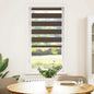 JUNG Vida Zebra-Rollo 80,9 x 150 cm, Stoffbreite 76,7 cm, Kaffeebraun