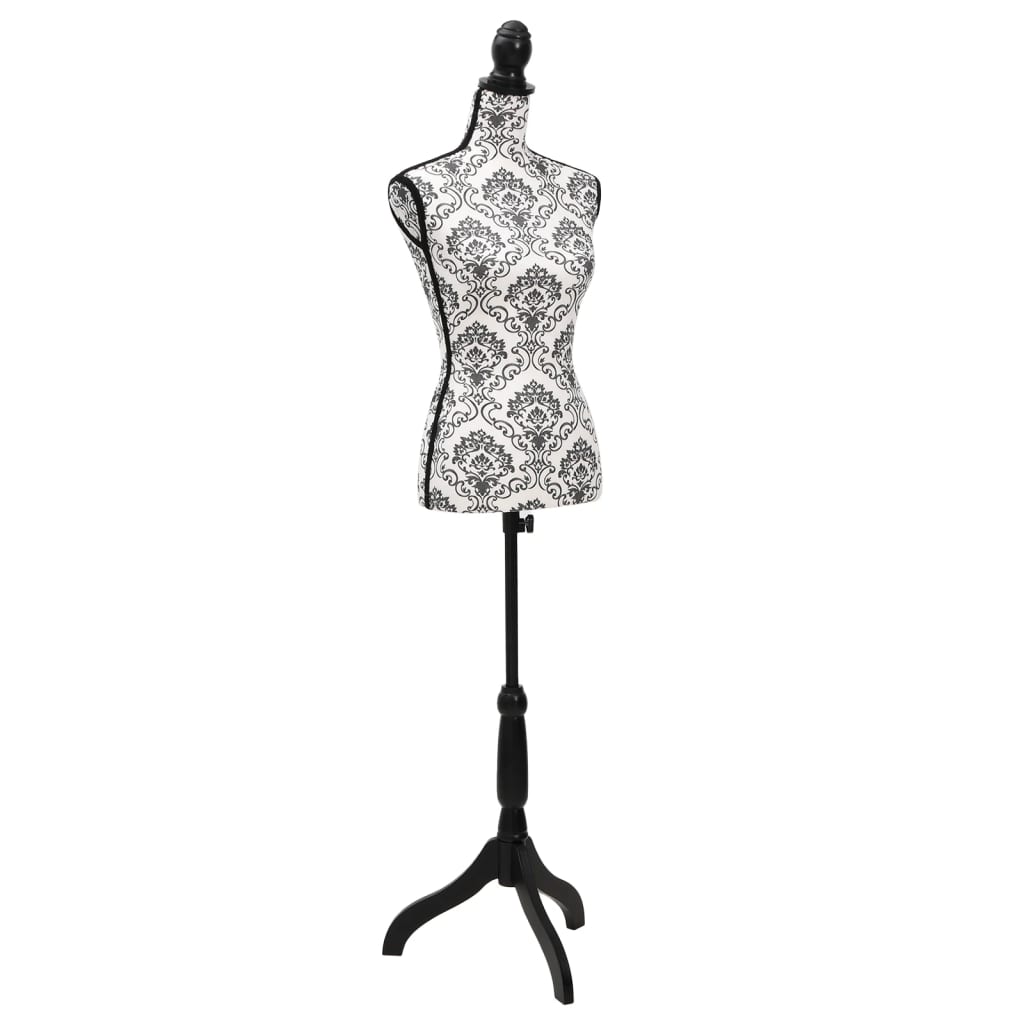 JUNG Vida Damenbüste Schneiderpuppe Torso Schwarz Weiß