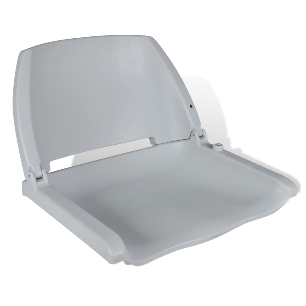 JUNG Vida Bootssitz Klappbar ohne Polster Grau 48x51x41 cm