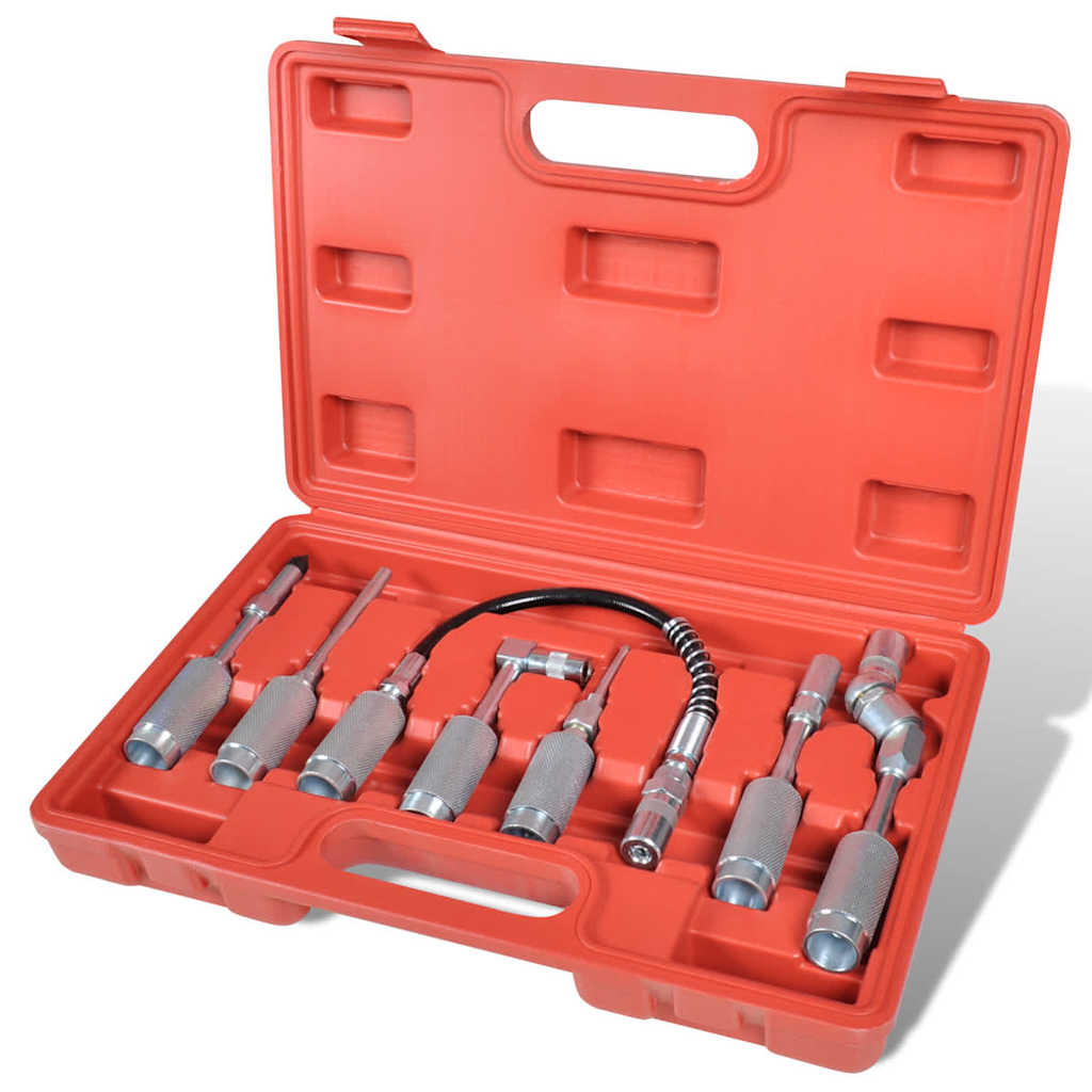 JUNG Vida Adapter Fettpressen, 7 tlg. Set, Panzerschlauch