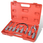 JUNG Vida Adapter Fettpressen, 7 tlg. Set, Panzerschlauch