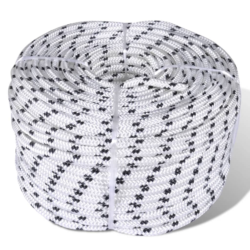 JUNG Vida Geflochtenes Tauwerk Bootsleine Polyester 8 mm x 50 m