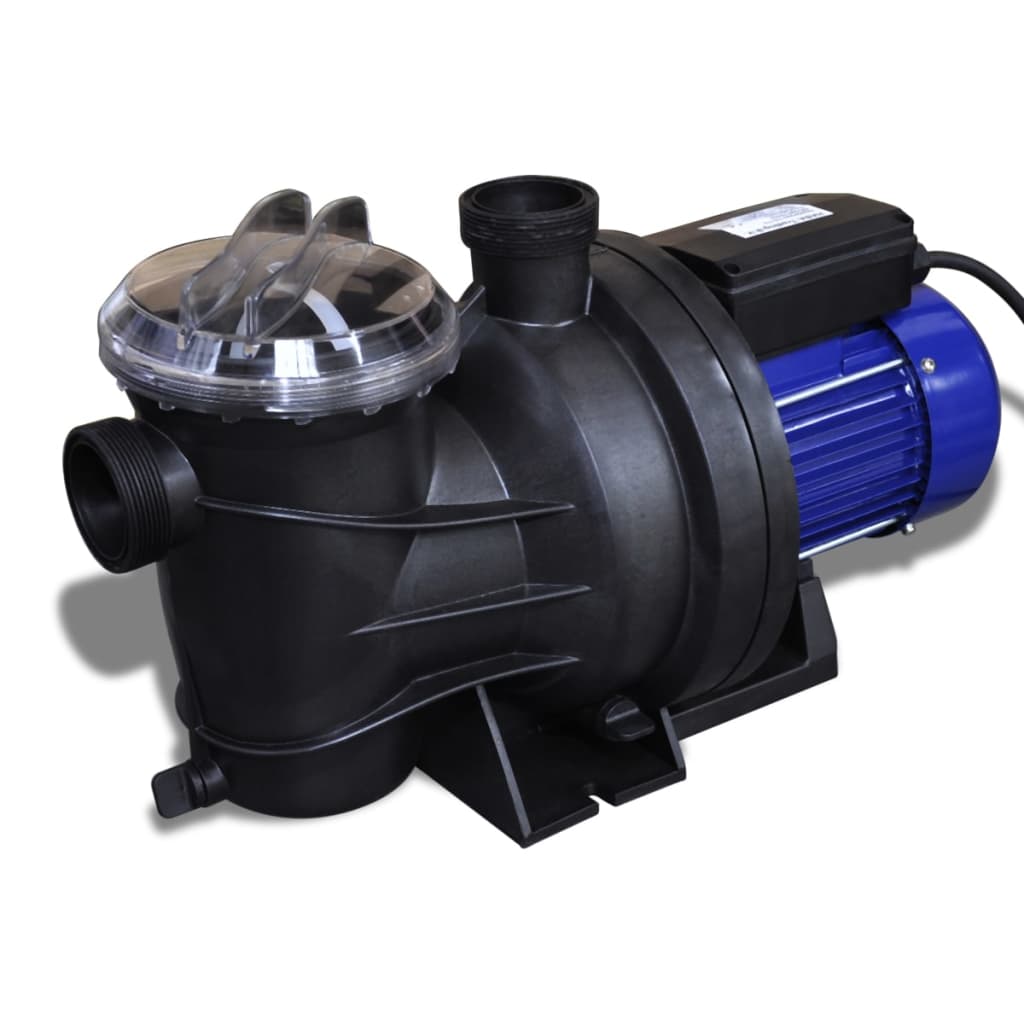 JUNG Vida Schwimmbadpumpe Umwälzpumpe Poolpumpe Pumpe elektronik blau 1200W