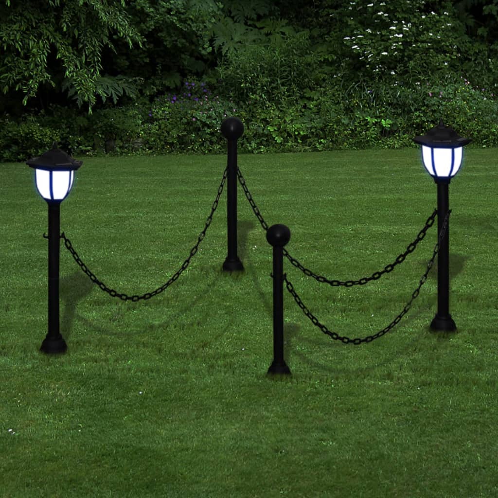 JUNG Vida 2x LED Lampe Solarleuchte Außenlampe Gartenleuchte Laterne