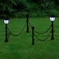 JUNG Vida 2x LED Lampe Solarleuchte Außenlampe Gartenleuchte Laterne