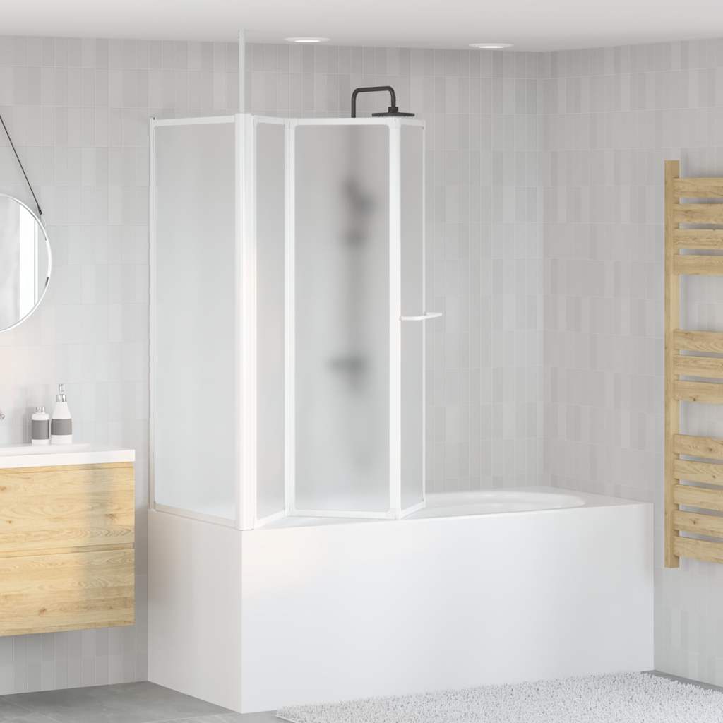 JUNG Vida Duschwand L-Form 70x120x137 cm 4-teilig Faltbar