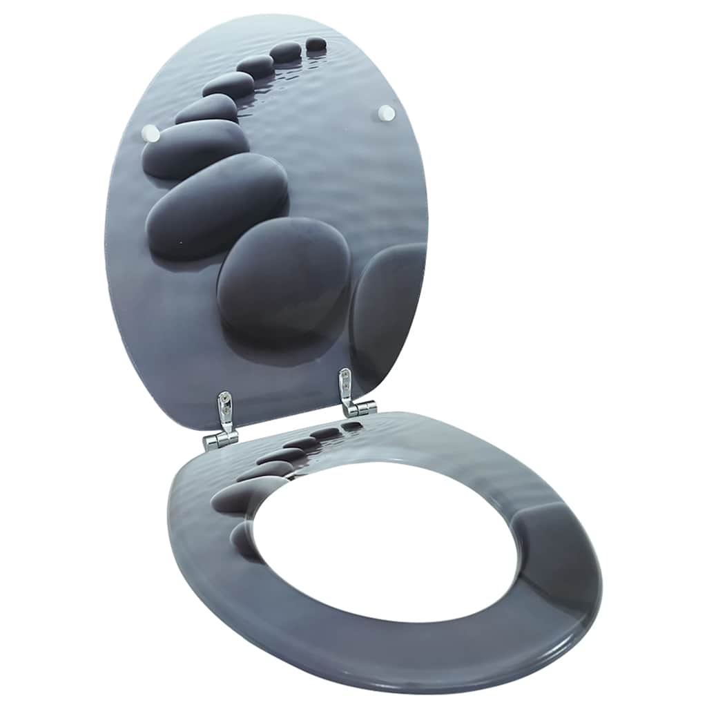 JUNG Vida Toilettensitz MDF Deckel Steine