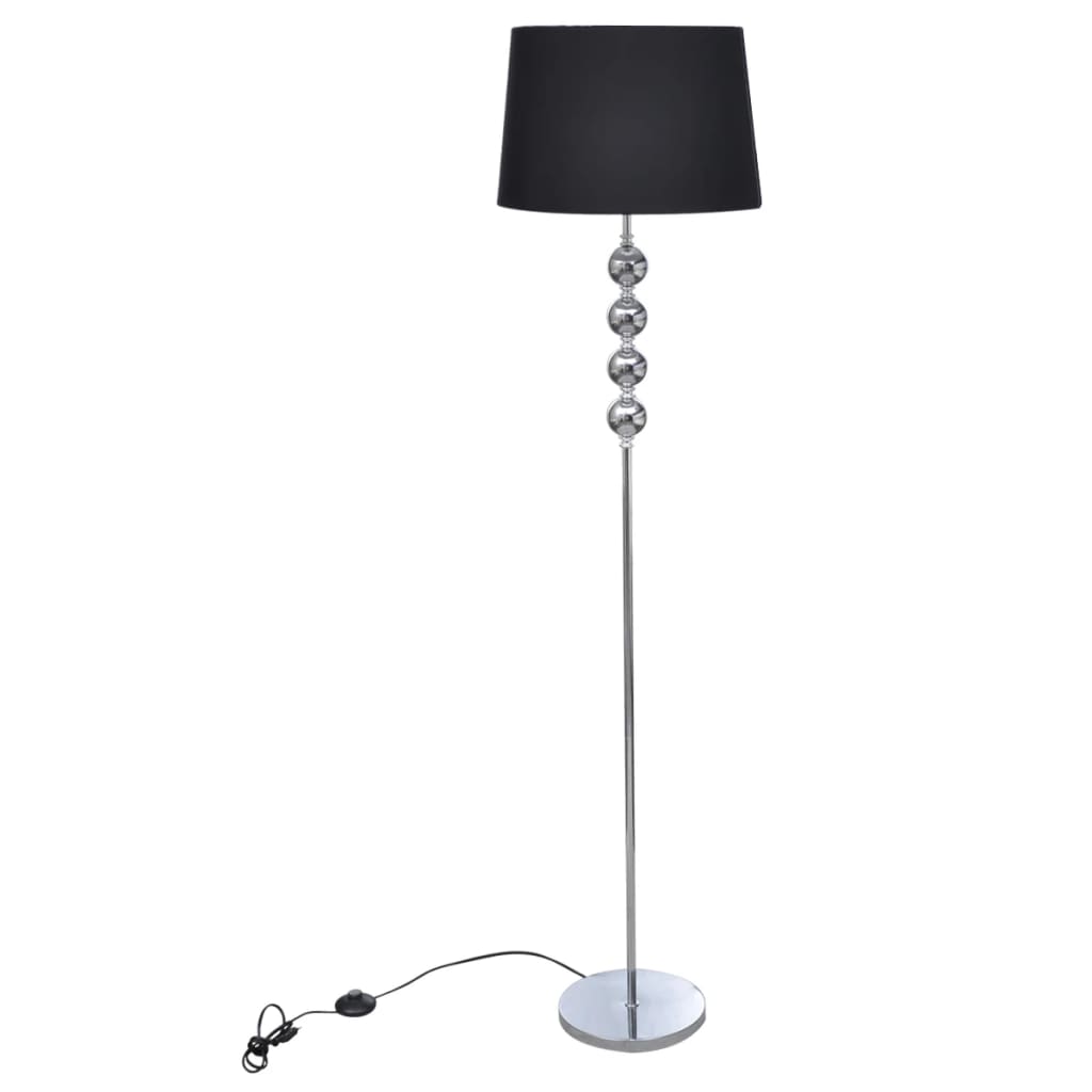 JUNG Vida Stehlampe mit 4-Kugel-Dekoelement Schwarz