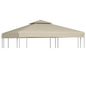JUNG Vida Pavillon-Ersatzdach 310 g/m² Beige 3x3 m
