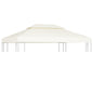 JUNG Vida Pavillon-Ersatzdach 310 g/m² Cremeweiß 3x4 m