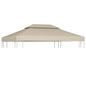 JUNG Vida Pavillon-Dachplane Ersatzdach 310 g/m² Beige 3×4 m