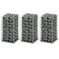 JUNG Vida Gabionen-Set 3-tlg. Verzinkter Draht 25×25×50 cm