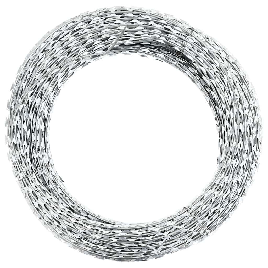 JUNG Vida Stacheldraht Concertina Klingendraht Verzinkter Stahl 100 m