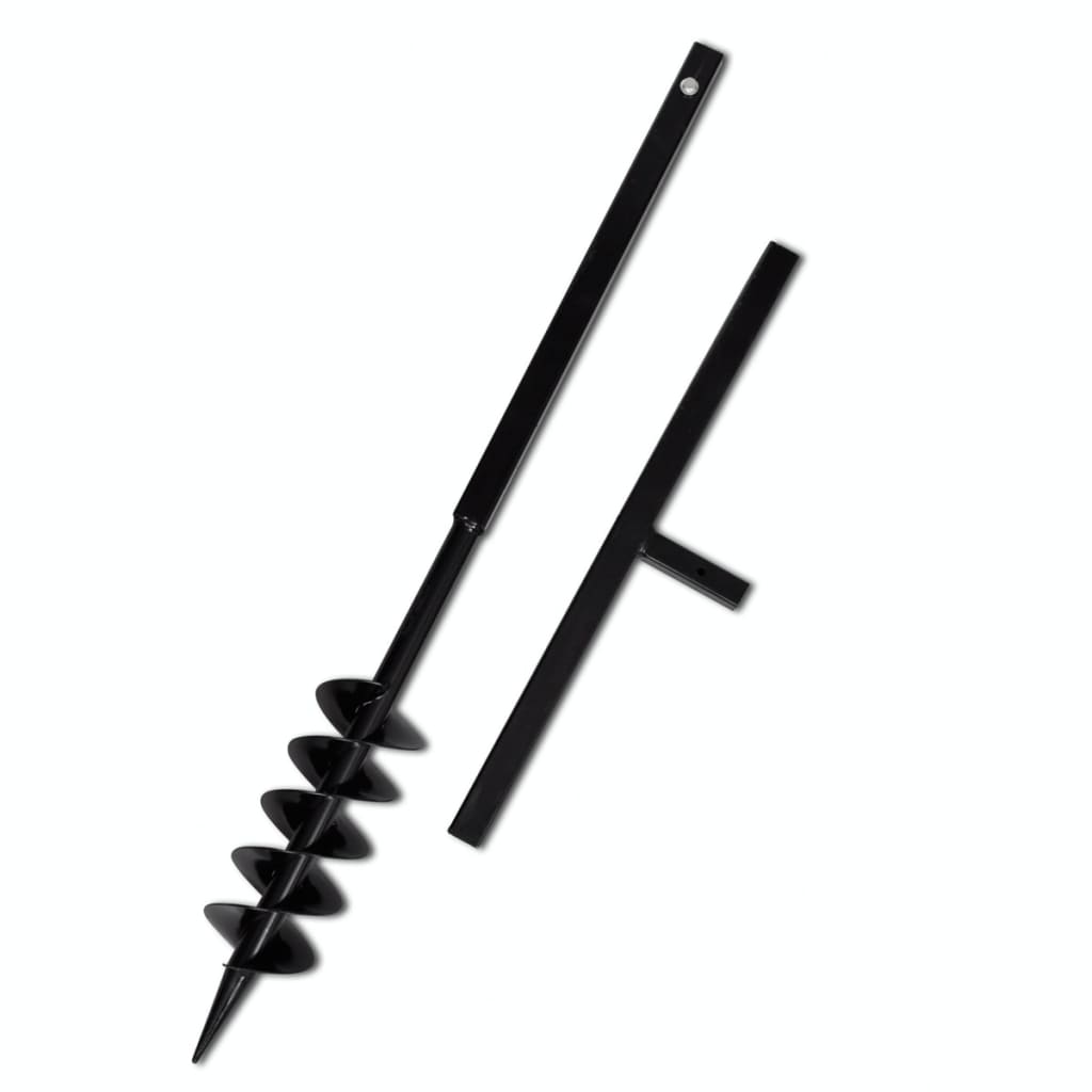 JUNG Vida Bohrer mit Griff 100 mm Doppelspirale Schwarz