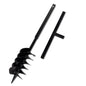 JUNG Vida Bohrer mit Griff 150 mm Doppelspirale Schwarz