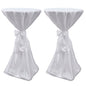 JUNG Vida 2 x Tischhusse Stehtischhusse weiß 60 cm