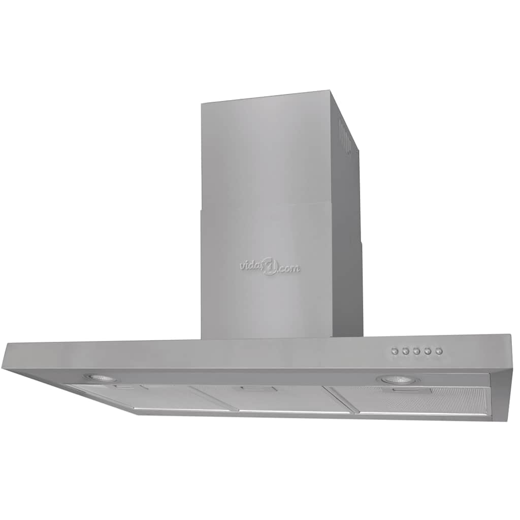 JUNG Vida Flachschirmhaube Edelstahl 900 mm