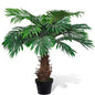 JUNG Vida Naturgetreue Künstliche Cycus-Palme mit Topf 80 cm