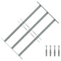 JUNG Vida Fenstergitter Verstellbar mit 3 Querstäben 500-650 mm