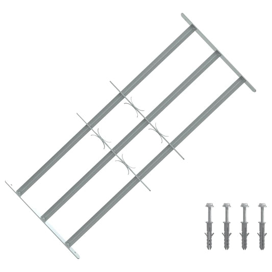 JUNG Vida Fenstergitter Verstellbar mit 3 Querstäben 700-1050 mm