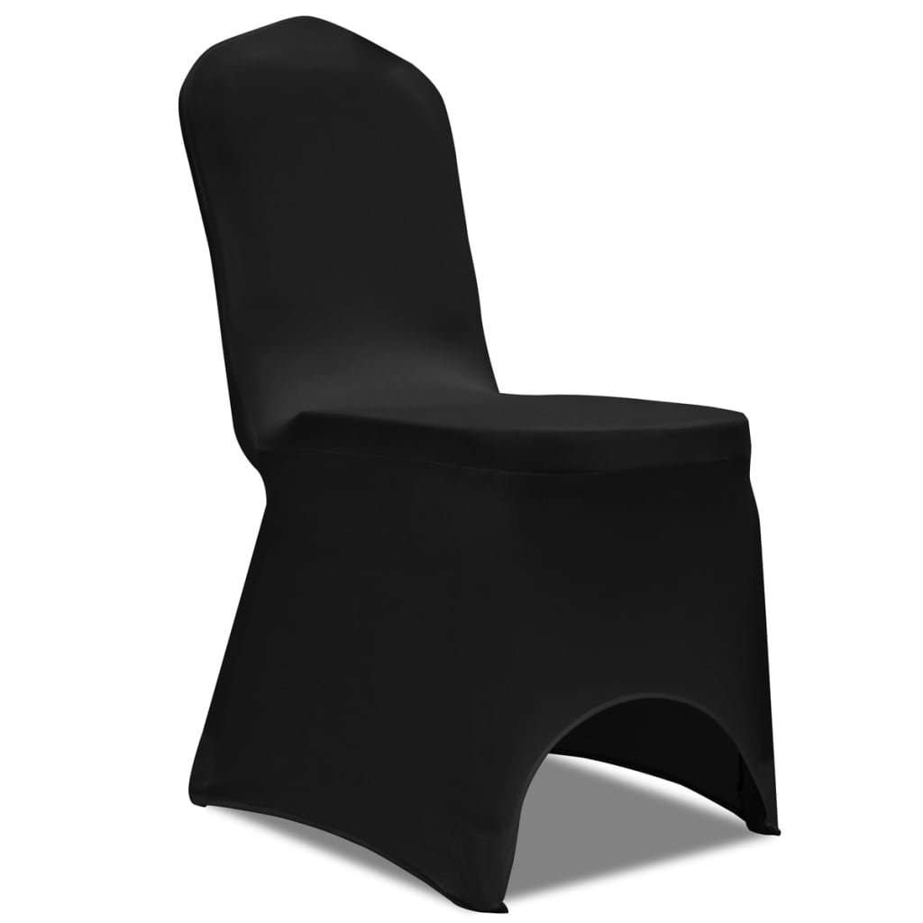 JUNG Vida 50 x Stuhlhusse Stretchhusse schwarz