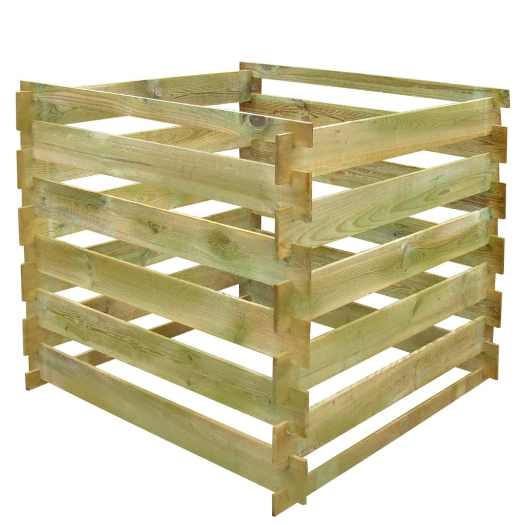 JUNG Vida Lattenkomposter 0,54 m3 Quadratisch Holz