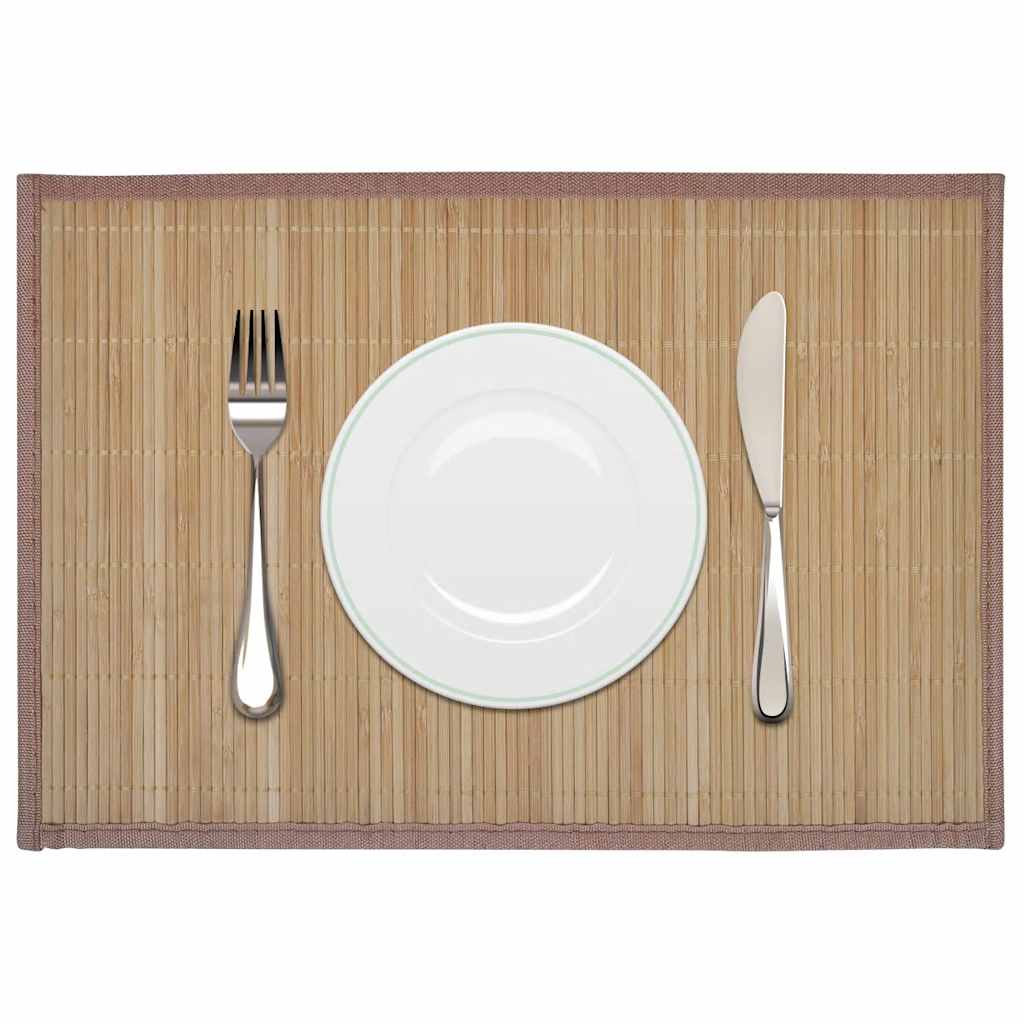 JUNG Vida 6 Bambus-Platzdeckchen 30 x 45 cm Braun