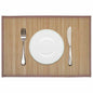JUNG Vida 6 Bambus-Platzdeckchen 30 x 45 cm Braun