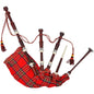 JUNG Vida Schottischer Dudelsack Great Highland Roter Royal Stewart Tartan