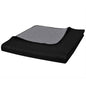 JUNG Vida Zweiseitige Tagesdecke Gesteppt Schwarz/Grau 170x210cm