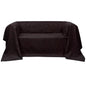 JUNG Vida Micro-Suede Sofaüberwurf Tagesdecke Braun 140 x 210 cm
