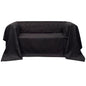 JUNG Vida Micro-Suede Sofaüberwurf Tagesdecke Anthrazit 270 x 350 cm