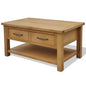 JUNG Vida Couchtisch 88x53x45 cm Massivholz Eiche