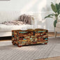 JUNG Vida Couchtisch Truhe Altholz Massiv 80x40x35 cm