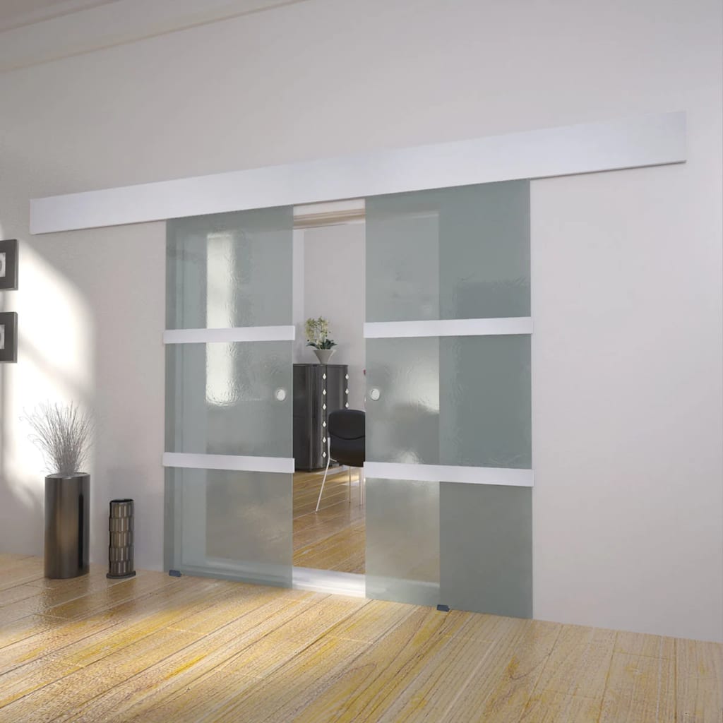 JUNG Vida Doppelschiebetür Glas