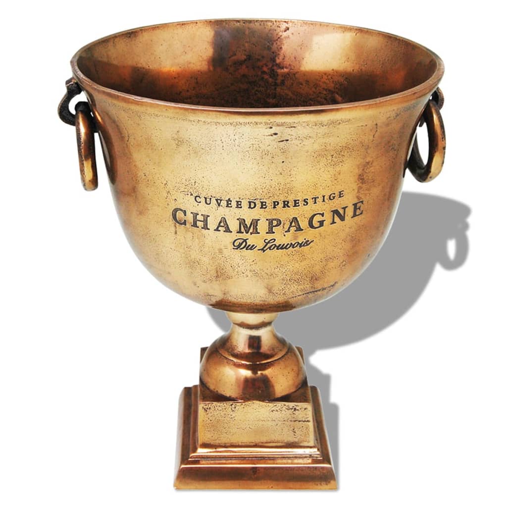JUNG Vida Champagner-Kühler Pokal Kupfer Braun