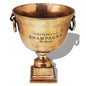 JUNG Vida Champagner-Kühler Pokal Kupfer Braun