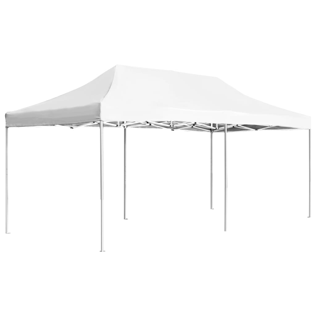 JUNG Vida Profi-Partyzelt Faltbar Aluminium 6x3 m Weiß
