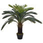 JUNG Vida Künstliche Pflanze Cycas-Palme mit Topf Grün 90 cm