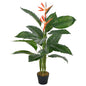 JUNG Vida Künstliche Pflanze Strelitzia mit Topf Rot 100 cm