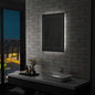 JUNG Vida Badezimmer-Wandspiegel mit LEDs 60x80 cm