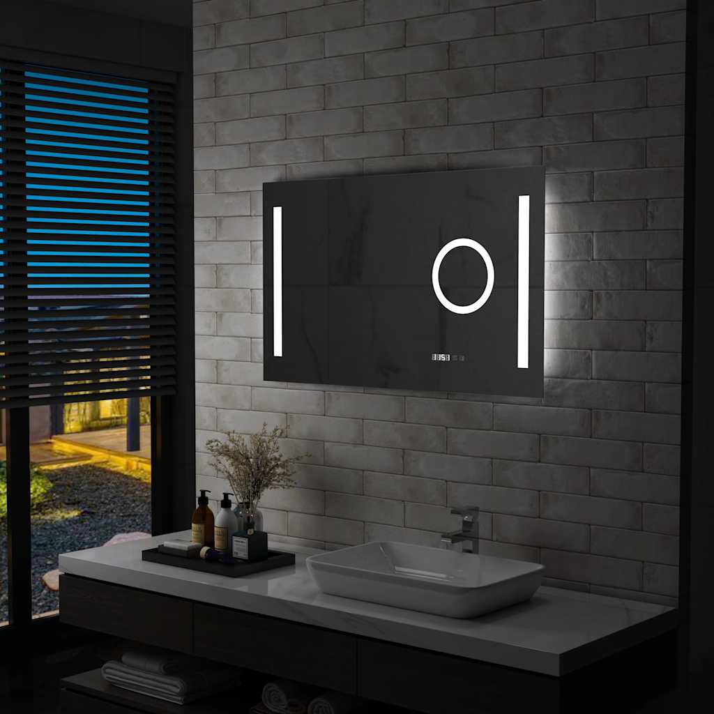 JUNG Vida LED-Badspiegel mit Berührungssensor 100x60 cm