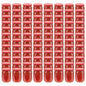 JUNG Vida Marmeladengläser mit Rotem Deckel 96 Stk. 230 ml