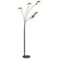 JUNG Vida Stehlampe 200 cm 5 x E14 Silbern
