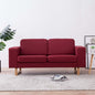 JUNG Vida 2-Sitzer-Sofa Stoff Weinrot