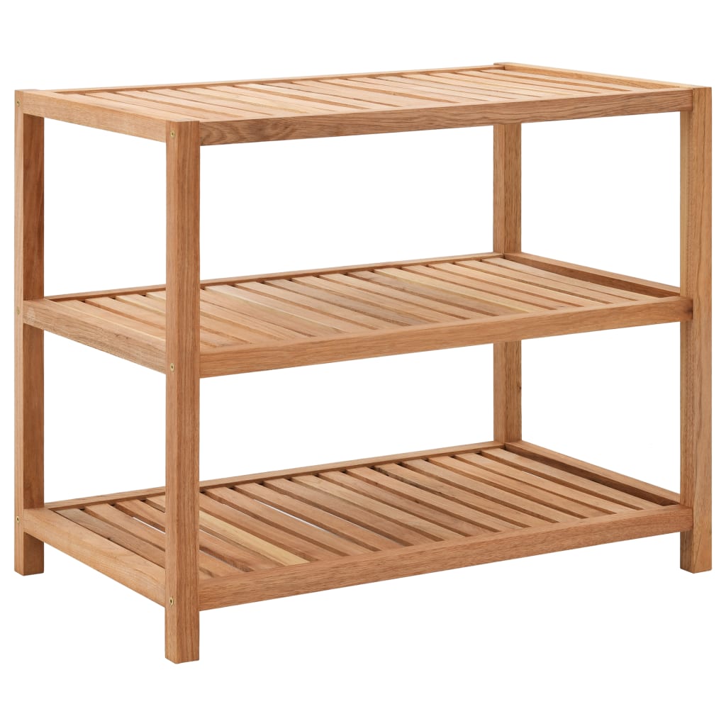 JUNG Vida Badregal Massivholz Walnuss 65x40x55 cm