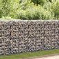 JUNG Vida Gabionenwand mit Abdeckung Verzinkter Stahl 900×50×100 cm